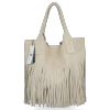 Dámská kabelka shopper bag Vittoria Gotti béžová VPOS9